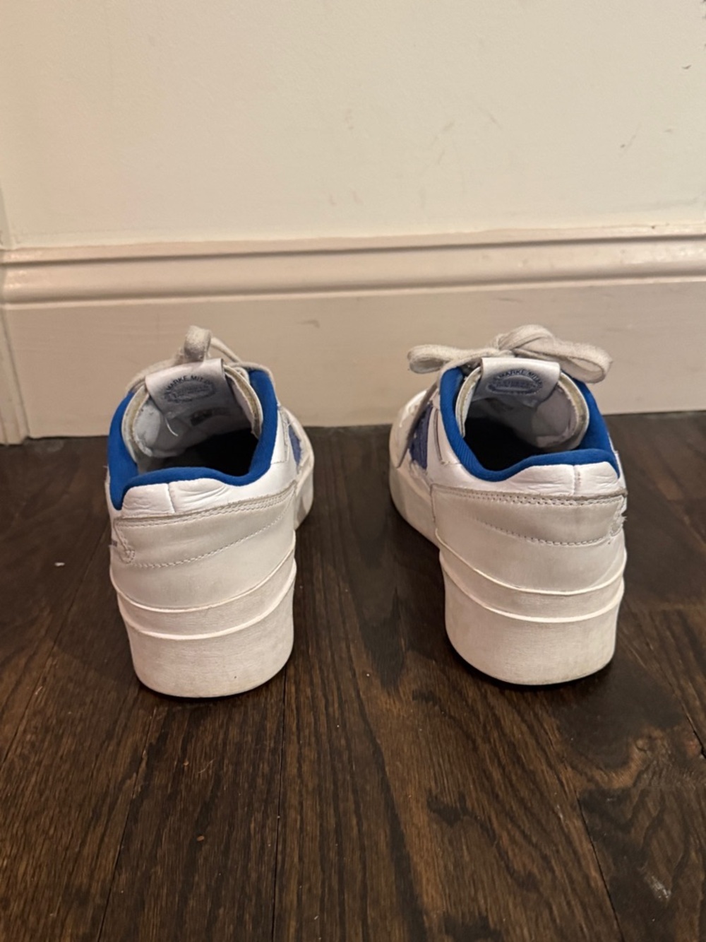 adidas forum bonega cloud white / royal blue - Picture 6 of 8